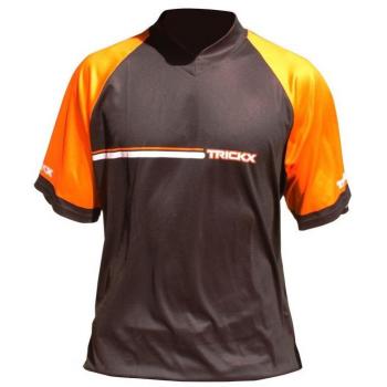 Trick X Kate Maillot de Bicicleta para niño, Niño, Color Negro/Naranja, tamaño Medium