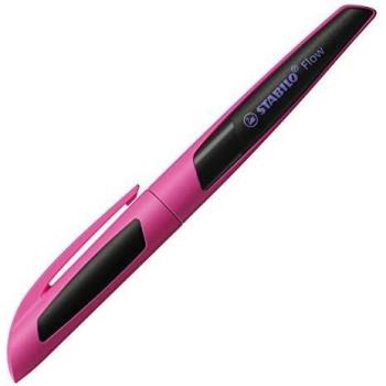 Pluma Estilográfica STABILO Flow SPORTY M, Magenta/Negro con Patrón Inclusa