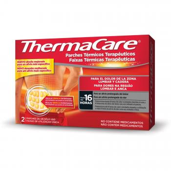 THERMACARE Thermal Thermal Patch - 2 Patches - for Lower Back and Hip Pain - Prolonged Pain Relief Up to 16 Hours - Drug Free