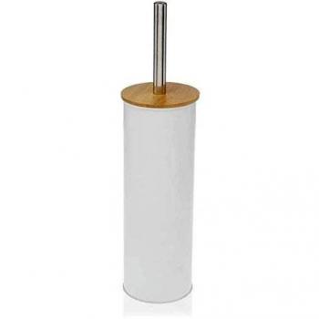 Escobilla para el Baño Metal Blanco