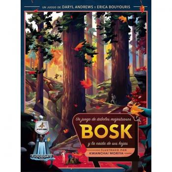 Bosk - Juego de Mesa en Español, juego de estrategia y habilidad, para 2 a 4 jugadores, duración de 30-60 minutos, recomendado para mayores de 8 años, incluye tableros de árboles tridimensionales, hojas