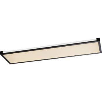 Plafón LED Mario 100x25cm, atenuable, RGBW, 2 flamas, control remoto