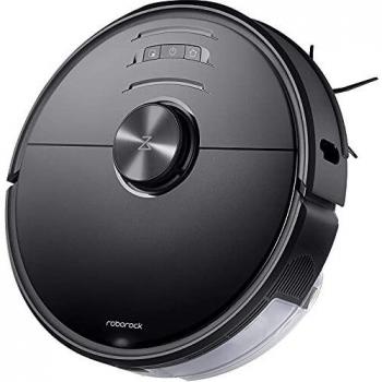 Roborock S6 MaxV Aspiradora Robot 2500Pa Tecnología Doble Cámara 120° Superficie 250m² Bandeja Polvo Bandeja Agua Programable App y Alexa Negro