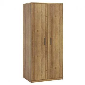Armario Providence G117 con bisagras, Roble dorado, 202x90x65cm, 4 estantes