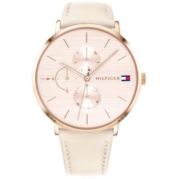 Tommy Hilfiger Womens Multi dial Quartz Watch with Leather Strap 1781948