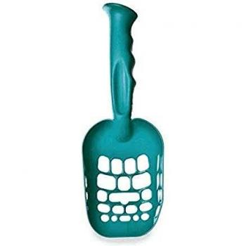 Arquivet Paleta para areneros Gatos Rhea - 26 x 9 cm - Recogedor cómodo para arenero de Gato - Pala heces felinos - Pala para Limpiar lechos higiénicos