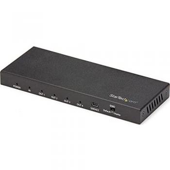 StarTech.com HDMI Splitter - 4-Port - 4K 60Hz - HDMI Splitter 1 In 4 Out - 4 Way HDMI Splitter - HDMI Port Splitter