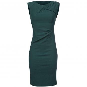 Voodoo Vixen Claudette Mujer Vestidos de Longitud Media Petróleo M