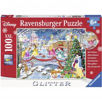 Rompecabezas Ravensburger Las Princesas Celebran la Navidad - 100 piezas