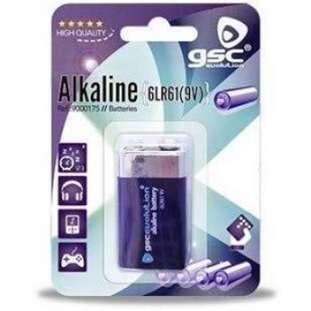 GSC - Pila alcalina Evolution 9V, Blíster 1 Ud 009000175