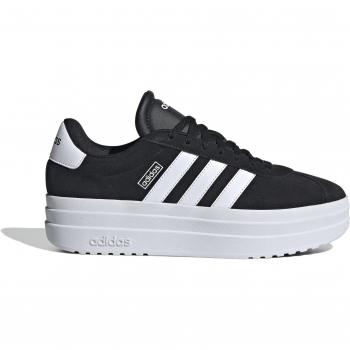 Zapatillas mujer Adidas VL Court Bold, color negro, talla 39 1/3, diseño moderno, estilo urbano, suela de goma, parte superior de tela sintética y cuero