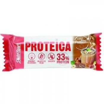 Barrita Proteica NutriSport Praline de Avellana 44g