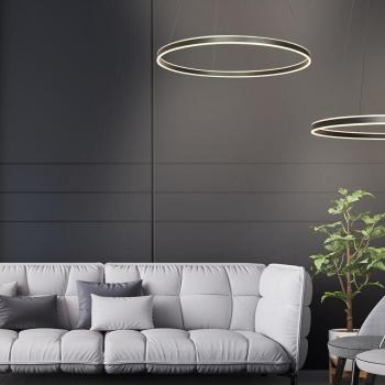 Lámpara colgante Steinhauer oro metálico 3676GO