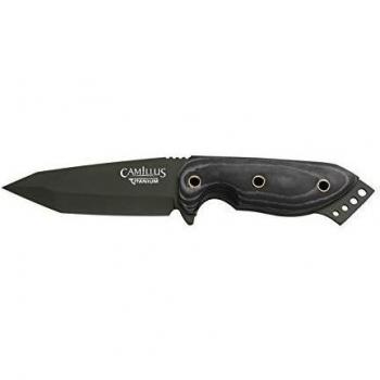 Camillus Carbonitride Titanium Cuchillo, Unisex-Adult, Negro