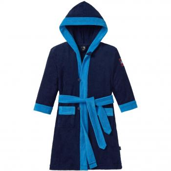 Schiesser Bademantel-Albornoz Niños,  
 azul