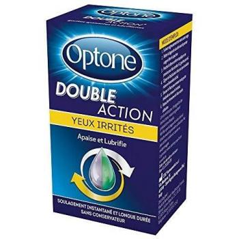 Optone Gotas Oftálmicas Doble Acción para Ojos Irritados 10ml