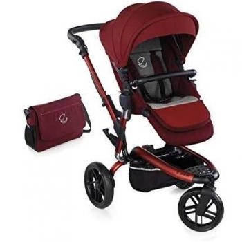 Jané Trider, Silla de Paseo de 3 Ruedas, Bolso y Plástico de Lluvia, Plegado Compacto, Freno de Mano, Hamaca Reversible