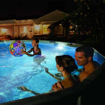 Intex - Lámpara LED magnética para pared de piscinas, luz LED, diseño magnético, resistente al agua, fácil instalación en paredes de piscina