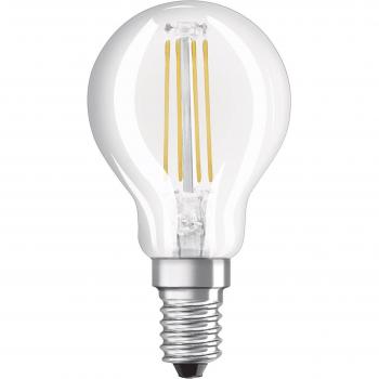 Osram Parathom Classic LED E14 Esférica con Filamento Clara 4W 470lm - 827 Luz muy Cálida | Relax and Active