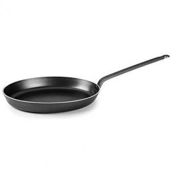 Lacor - 23641 - Sartén Oval Robust Aluminio 40x29 cm.- Negro