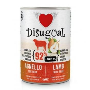 Disugual Comida Húmeda Fruit de Cordero con Pera para Perros Adultos