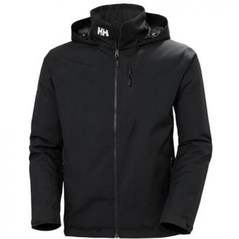 Helly Hansen Men's Crew Hooded Midlayer Jacket 2.0 - Black - Size S