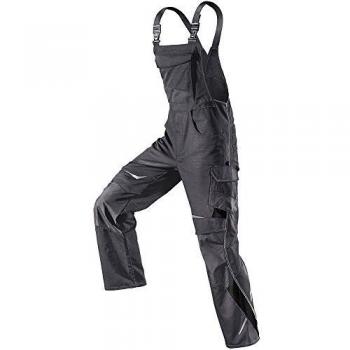 Pantalón de Trabajo Latzhose Kübler Pulsschlag 3324 Anthracita/Negro con Protección de Rodillas, Talla 60