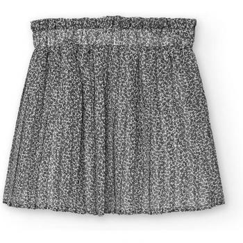 Falda de niña de gasa plisada con estampado Boboli