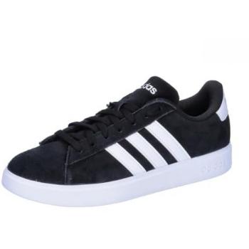 Zapatillas Adidas Grand Court 2.0 Negro para hombre, talla 44, diseño moderno y deportivo, color negro con detalles en blanco
