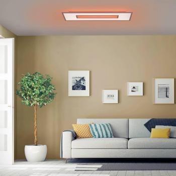 Plafón LED Recess RGBW 100cm con diseño en blanco y tecnología atenuable - TILE