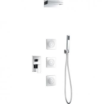 Conjunto de ducha monomando empotrado Formentera