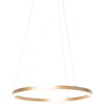 Lámpara colgante diseño dorado 60 cm con LED incluido y regulación en 3 pasos - ANELLO