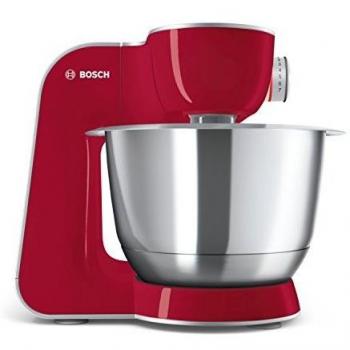 Bosch MUM58720 Continúa MUM 5 CreationLine - Robot de cocina, potencia de 1000 W, 7 velocidades + función Pulse, color rojo