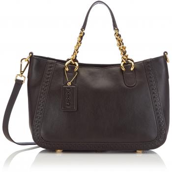 POON Switzerland Bolso asa al hombro Marrón Oscuro Única