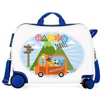Roll Road Little Me Maleta Infantil Multicolor 50x38x20 cms Rígida ABS Cierre combinación 34L 2,1Kgs 4 Ruedas Equipaje de Mano