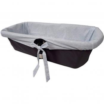 Cubre Capazo Hipoalergénico y Suave Babyline Cloud Celeste 90x40 cm, Transpirable, Funda Capazo Interior Bebé