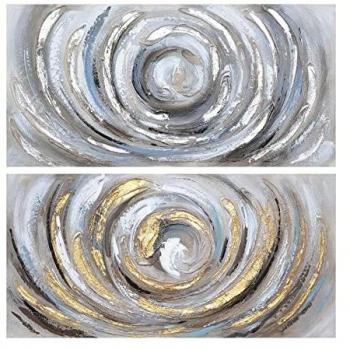 Cuadro DKD Home Decor 100 x 3 x 50 cm Abstracto Moderno (2 Unidades)