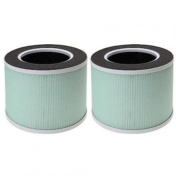 Filtro de Aire Combinado 2x para Purificador Renpho RP-AP088-F1 - Prefiltro 13 + HEPA 13 + Carbón Activado + Filtro de Red