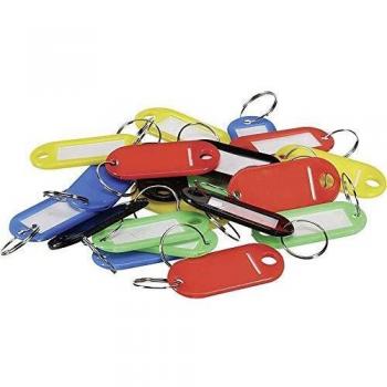 Llavero Perel - 20 Uds - Pequeño - Plástico Resistente