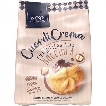 Sottolestelle Galletas Rellenas Crema Avellana 200 Gramos