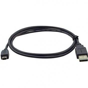 Kramer Electronics USB-A (M) to USB Mini-B 5-pin (M) 2.0, 1.8m - Cable USB (1.8m, 1,8 m, USB A, Mini-USB B, 2.0, Male connector/Male connector, Negro)