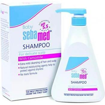 SEBAMED Baby Champú Suave, Para Piel Fina Y Delicada Del Cuero Cabelludo Infantil, Limpieza Extra Suave Cuero Cabelludo Extremadamente Sensible, Multicolor, Fresh, 500 Mililitro