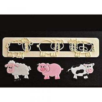 Pati-Versand 13864 cortadores, plástico, Blanco, 10 x 32 x 2 cm