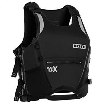 Ion Chaleco Booster X Negro Adulto - Chaleco de flotación, color negro, diseño ergonómico, material ligero y resistente al agua, ajuste personalizado con correas, ideal para deportes acuáticos y actividades al aire libre