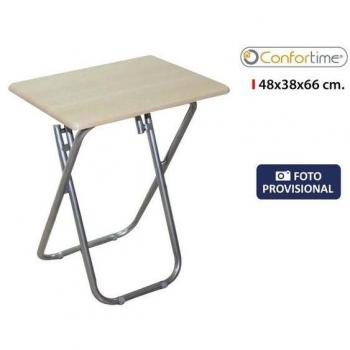 Confortime - Mesa de Madera Plegable 48x38x66cm