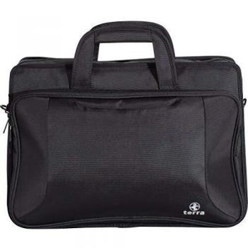Bolsa para Notebook Terra Pro 817 - Hasta 17.3 - Negro - Con Sangle Ajustable y Material de Poliéster