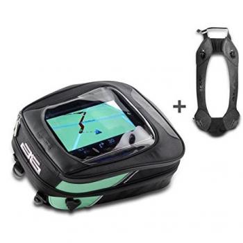 Bolsa de Depósito Honda Hornet 600 Bagster Driver 5841CD 15-24 litros negro/verde + Soporte Easy Road