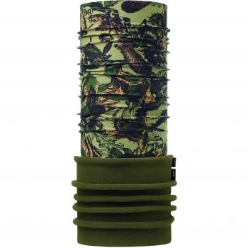 Original Buff 115292.851.10.00 Tubular de Microfibra y Forro Polar, Hombre, Verde, Talla Única