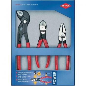 Knipex Juego de Alicates Kraft-Paket 3 Uds. Pulido Parte