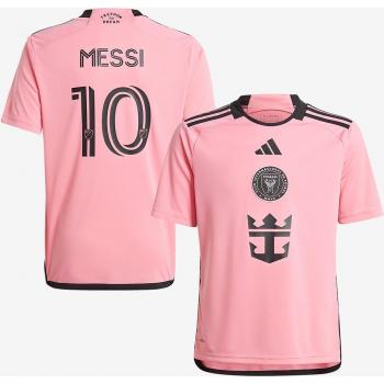 Inter Miami CF adidas Home Shirt 2024 - Messi - Kids - Pink - Male - Size: 9/10 Years - 28-30 - 76cm